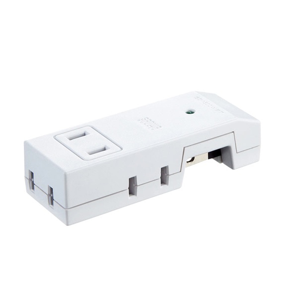 サンワサプライ 雷ガードタップ 2P 4個口 収納式スイングプラグ TAP-SP225 1個（ご注文単位1個）【直送品】