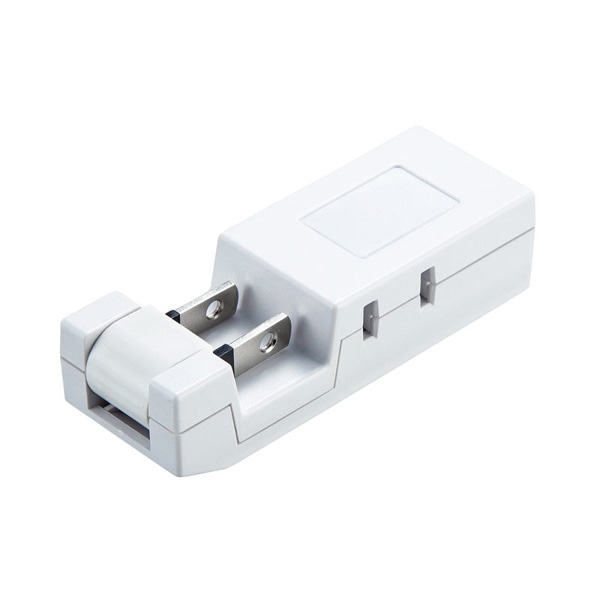 サンワサプライ 雷ガードタップ 2P 4個口 収納式スイングプラグ TAP-SP225 1個（ご注文単位1個）【直送品】