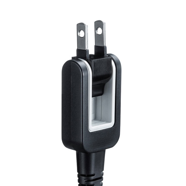 サンワサプライ メガネ型コネクタ対応電源コード 3m KB-DM2S12A-3 1個（ご注文単位1個）【直送品】