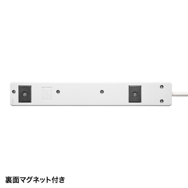 サンワサプライ シャッタータップ 3Pプラグ 3P・6個口・2.5m TAP-SH3625MG3P 1個（ご注文単位1個）【直送品】