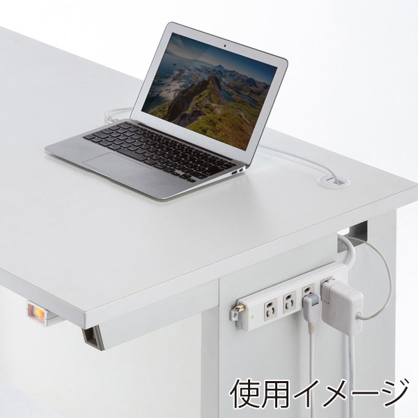 サンワサプライ 抜け止めタップ 3P 4個口 3m 手元スイッチ付き TAP-5433MGN2-3 1個（ご注文単位1個）【直送品】