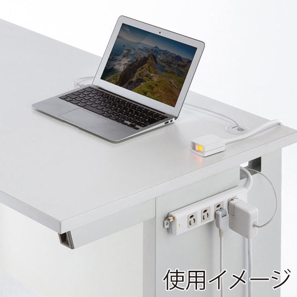 サンワサプライ 抜け止めタップ 3P 4個口 3m 手元スイッチ付き TAP-5433MGN2-3 1個（ご注文単位1個）【直送品】