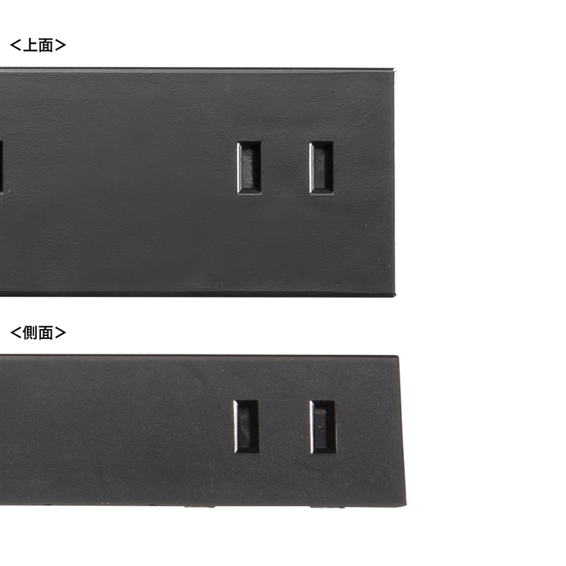 サンワサプライ 電源タップ 強力ネオジムマグネット付き 2P 10個口 1m TAP-2210-1BK ブラック 1個(ご注文単位1個)【直送品】