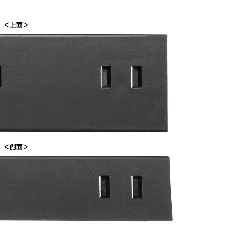 サンワサプライ 電源タップ 強力ネオジムマグネット付き 2P 10個口 2m TAP-2210-2BK ブラック 1個(ご注文単位1個)【直送品】