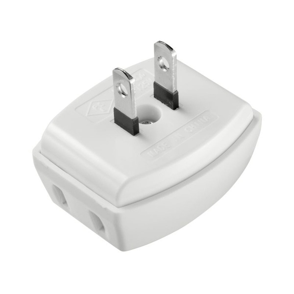 サンワサプライ トリプルタップ 2P 3個口 ホワイト TAP-AC3WN2 1個（ご注文単位1個）【直送品】