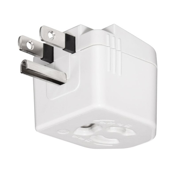 サンワサプライ 温度ヒューズ内蔵アダプタ TAP-AD15W 1個(ご注文単位1個)【直送品】