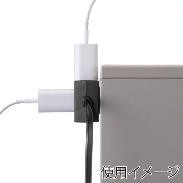 サンワサプライ 雷ガードタップ 10個口・1m・ブラック TAP-SP2110N-1BK 1個（ご注文単位1個）【直送品】