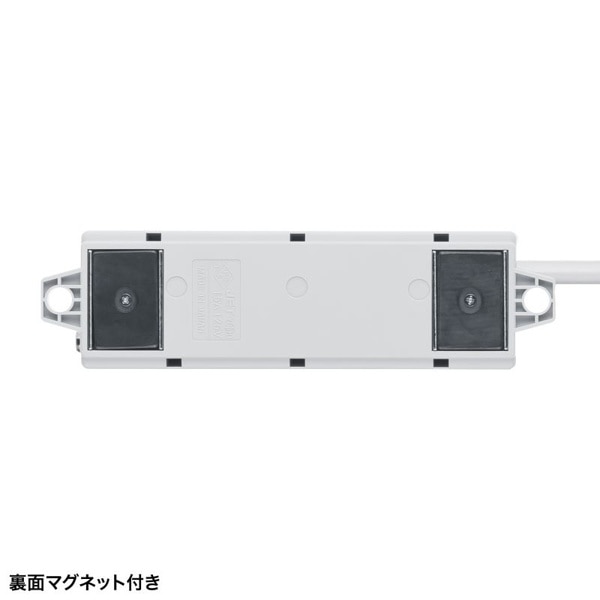 サンワサプライ 工事物件タップ 3P 2個口 1m グレー TAP-KS2N-1 1個（ご注文単位1個）【直送品】