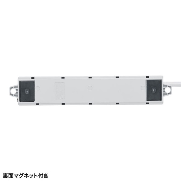 サンワサプライ 工事物件タップ 3P 4個口 1m グレー TAP-KS4N-1 1個（ご注文単位1個）【直送品】
