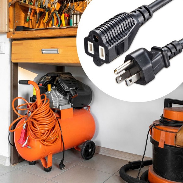 サンワサプライ 電源延長コード 3P-3P 2m TAP-EX353-2BK 1個（ご注文単位1個）【直送品】