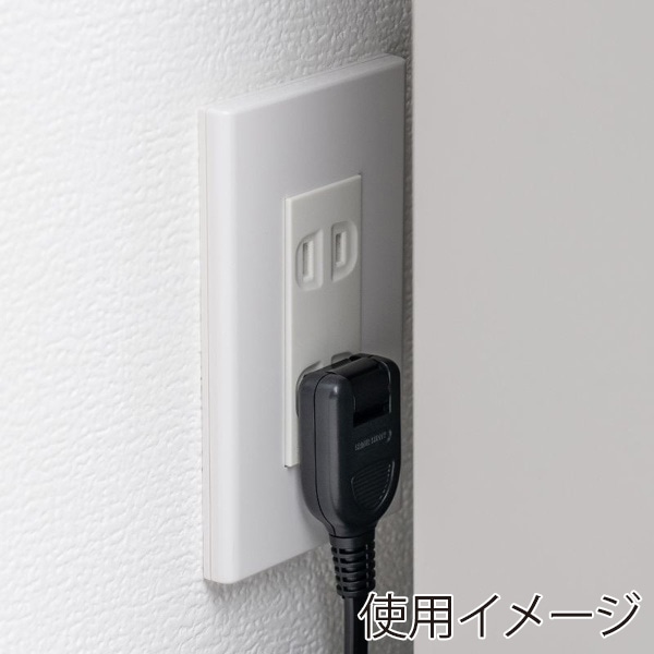 サンワサプライ 節電タップ 2P・6個口・1m・ブラック TAP-S30-1BK 1個（ご注文単位1個）【直送品】