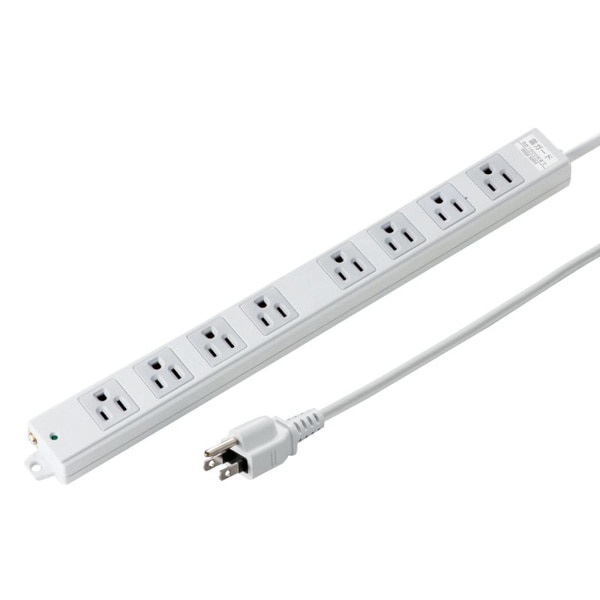 サンワサプライ 工事物件雷ガードタップ 3P 8個口 3m TAP-K8NSP-3 1個（ご注文単位1個）【直送品】