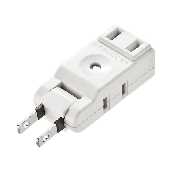 サンワサプライ スイングミニタップ 2P 3個口 ホワイト TAP-AC9W 1個（ご注文単位1個）【直送品】