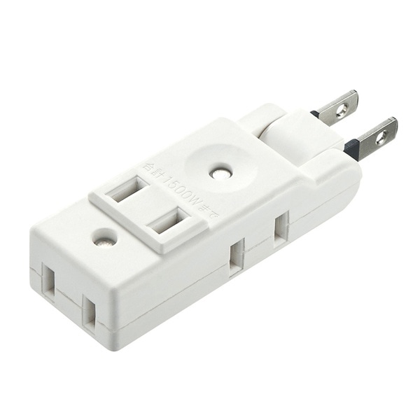 サンワサプライ スイングミニタップ 2P 4個口 ホワイト TAP-AC10W 1個（ご注文単位1個）【直送品】