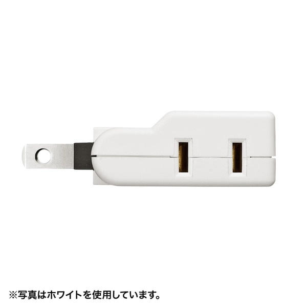 サンワサプライ スイングミニタップ 2P 2個口 ブラック TAP-AC8BK 1個（ご注文単位1個）【直送品】