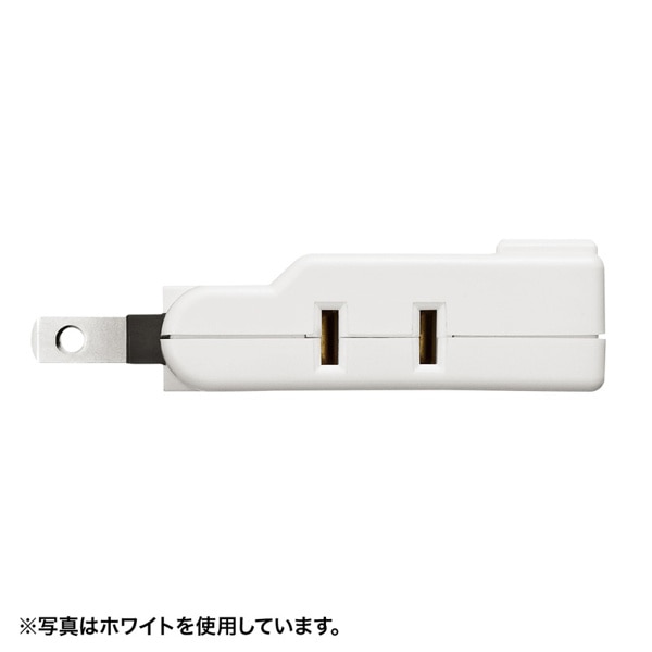 サンワサプライ スイングミニタップ 2P 3個口 ブラック TAP-AC9BK 1個（ご注文単位1個）【直送品】