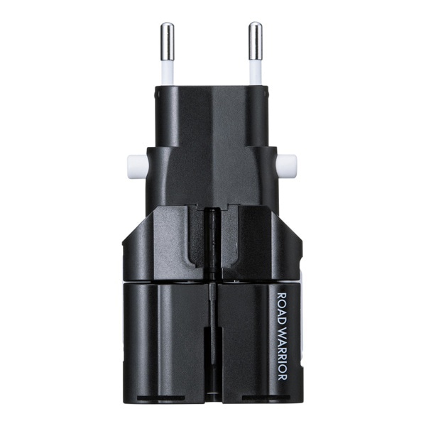 サンワサプライ 海外電源変換アダプタ ブラック TR-AD4BK 1個（ご注文単位1個）【直送品】