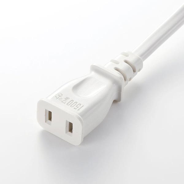 サンワサプライ カール電源延長コード 1~2m TAP-EXC2 1個(ご注文単位1個)【直送品】