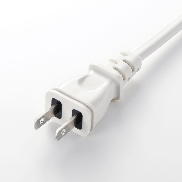 サンワサプライ カール電源延長コード 1~2m TAP-EXC2 1個(ご注文単位1個)【直送品】