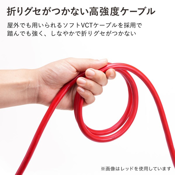 サンワサプライ 医用接地プラグ付き電源タップ 3P 4個口 1m グリーン TAP-HPM4-1G 1個（ご注文単位1個）【直送品】