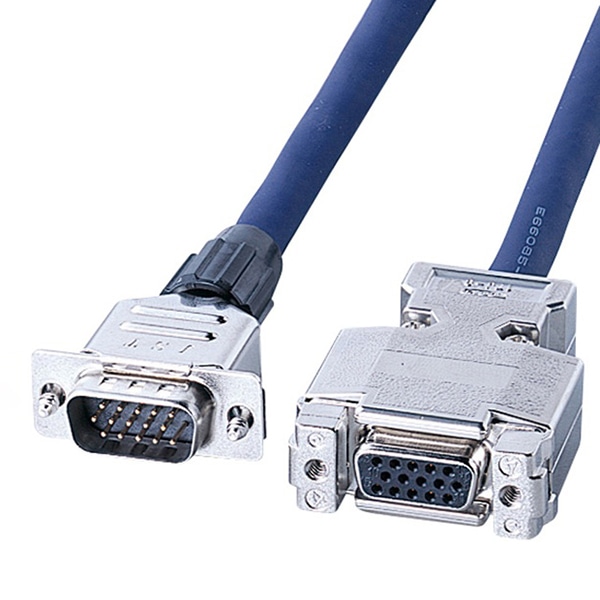 サンワサプライ ディスプレイ延長ケーブル 複合同軸 アナログRGB 6m KB-CHD156FN 1個（ご注文単位1個）【直送品】