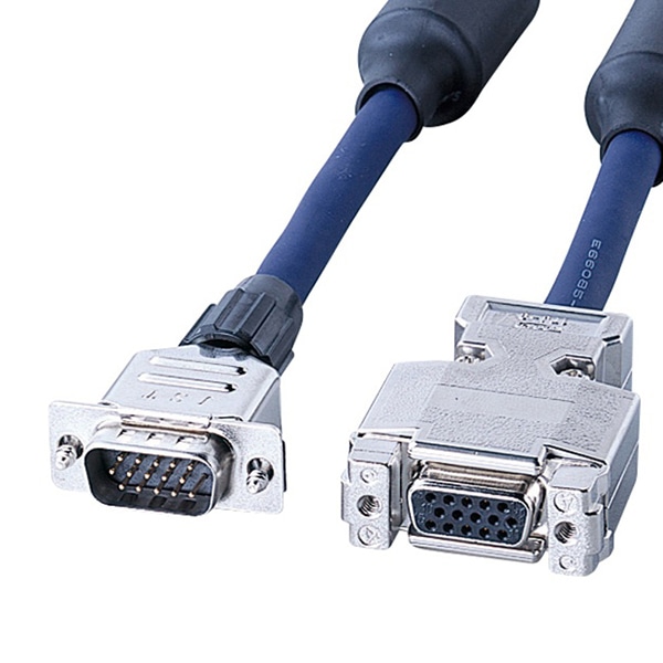 サンワサプライ ディスプレイ延長ケーブル 複合同軸 アナログRGB 7m KB-CHD157FN 1個（ご注文単位1個）【直送品】