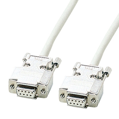 サンワサプライ RS-232Cケーブル モデム・TA用 6m KRS-433XF6N 1個（ご注文単位1個）【直送品】