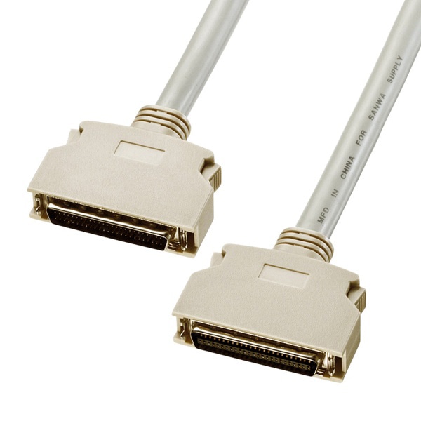 サンワサプライ SCSIケーブル Cハーフ50／ピンハーフ50 1m KB-SHP1K 1個（ご注文単位1個）【直送品】