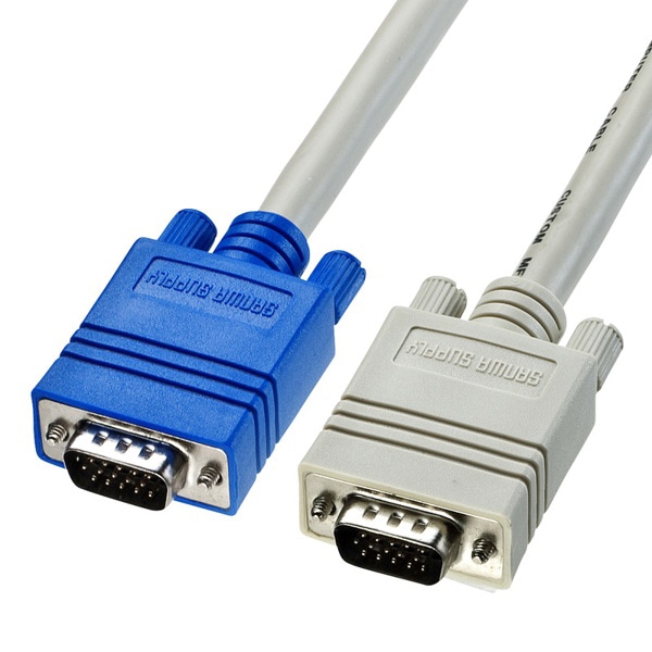 サンワサプライ ディスプレイケーブル 複合同軸 アナログRGB 2m KC-V2K 1個（ご注文単位1個）【直送品】