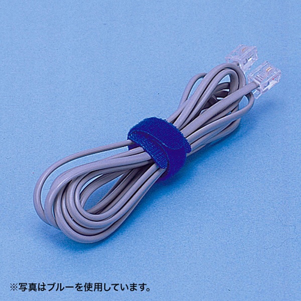 サンワサプライ ケーブルタイ 面ファスナー Sサイズ レッド 4本入 CA-MF1RN 1個(ご注文単位1個)【直送品】