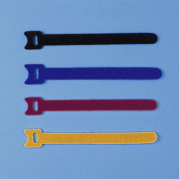 サンワサプライ ケーブルタイ 面ファスナー Mサイズ 4色アソート 4本入 CA-MF2SETN 1個（ご注文単位1個）【直送品】