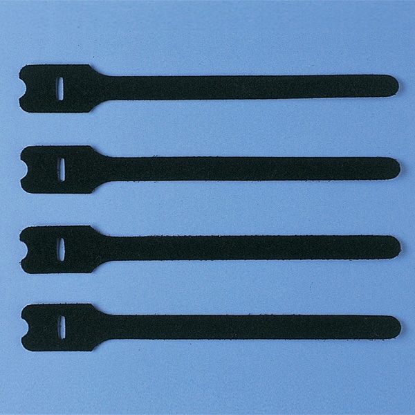 サンワサプライ ケーブルタイ 面ファスナー Lサイズ ブラック 4本入 CA-MF3KN 1個（ご注文単位1個）【直送品】