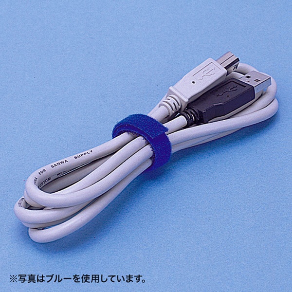 サンワサプライ ケーブルタイ 面ファスナー フリーカット 1.5m ブラック CA-MF5KN 1個（ご注文単位1個）【直送品】