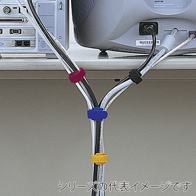 サンワサプライ ケーブルタイ 面ファスナー フリーカット 1.5m ブラック CA-MF5KN 1個（ご注文単位1個）【直送品】