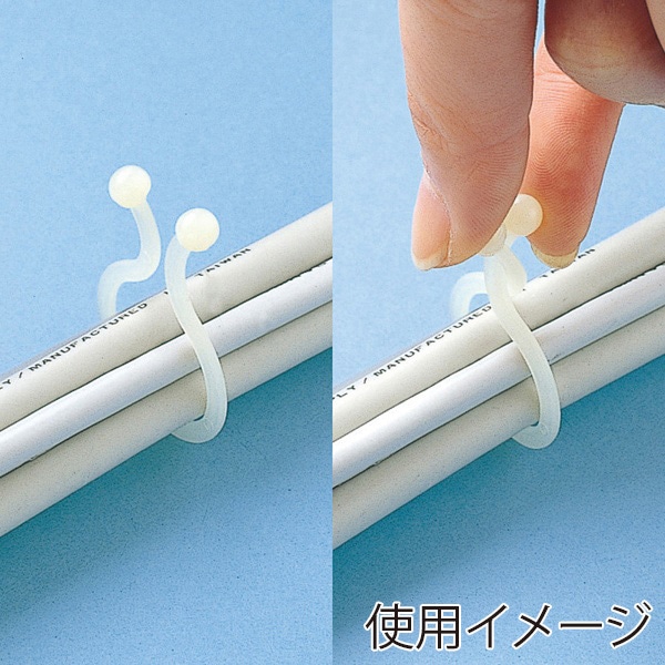 サンワサプライ ケーブルタイ ツイスト 24mm 25個入 CA-TW24N 1個（ご注文単位1個）【直送品】