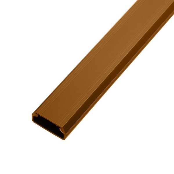 サンワサプライ ケーブルカバー 角型 幅33mm ブラウン CA-KK33BRN 1個（ご注文単位1個）【直送品】