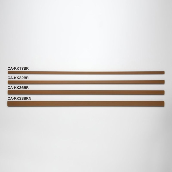 サンワサプライ ケーブルカバー 角型 幅33mm ブラウン CA-KK33BRN 1個(ご注文単位1個)【直送品】