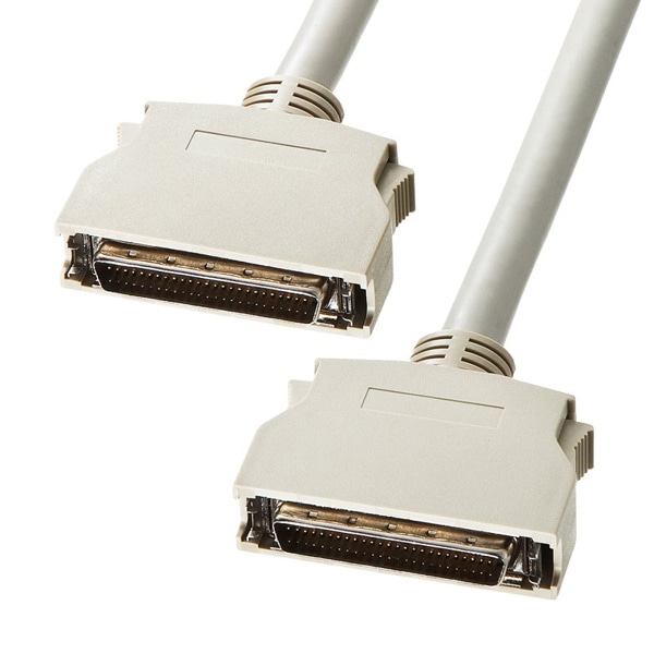 サンワサプライ SCSIケーブル ピンハーフ50／ピンハーフ50 1m KB-SPP1K 1個（ご注文単位1個）【直送品】