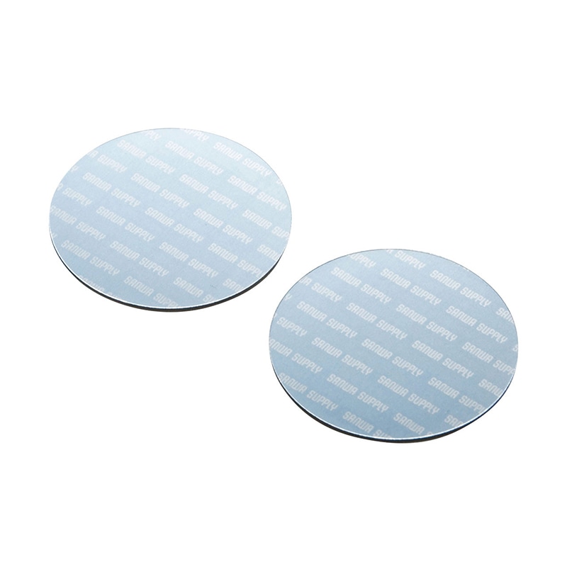 サンワサプライ ノートパソコン冷却パット 丸型 ブルー 2枚入 TK-CLNP2BL 1個(ご注文単位1個)【直送品】