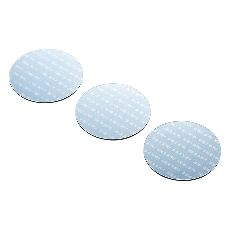 サンワサプライ ノートパソコン冷却パット 丸型 ブルー 3枚入 TK-CLNP3BL 1個(ご注文単位1個)【直送品】