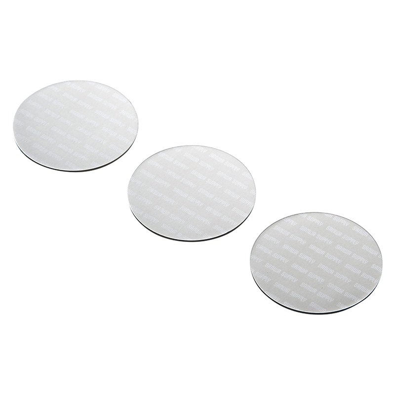 >サンワサプライ ノートパソコン冷却パット 丸型 シルバー 3枚入 TK-CLNP3SV 1個(ご注文単位1個)【直送品】