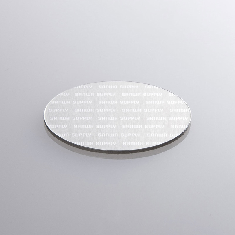 サンワサプライ ノートパソコン冷却パット 丸型 シルバー 3枚入 TK-CLNP3SV 1個(ご注文単位1個)【直送品】