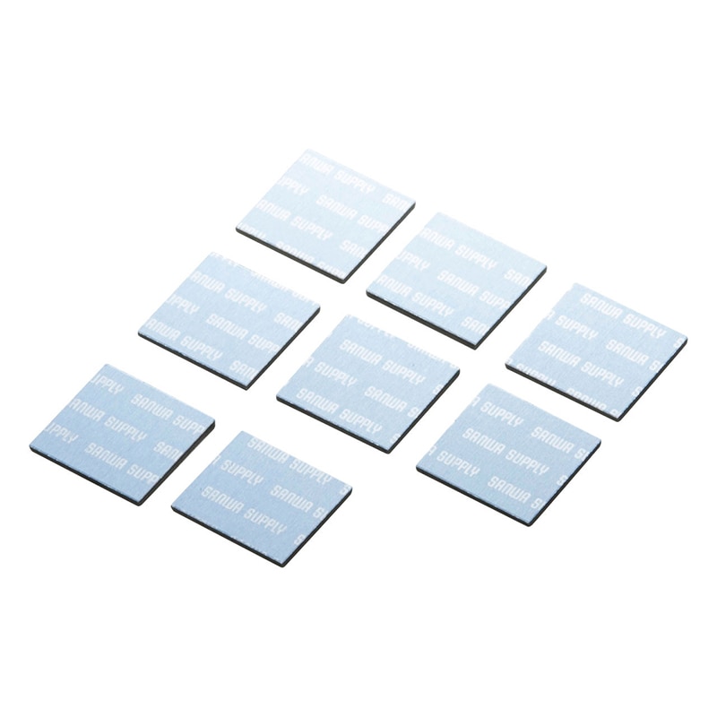 サンワサプライ ノートパソコン冷却パット ブルー 8枚入 TK-CLNP8BL 1個(ご注文単位1個)【直送品】