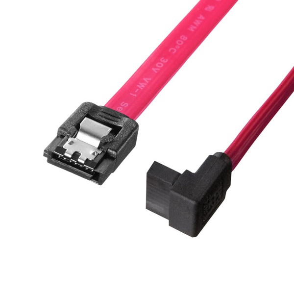 サンワサプライ シリアルATA3ケーブル 上L型 0.7m TK-SATA3-07UL 1個（ご注文単位1個）【直送品】