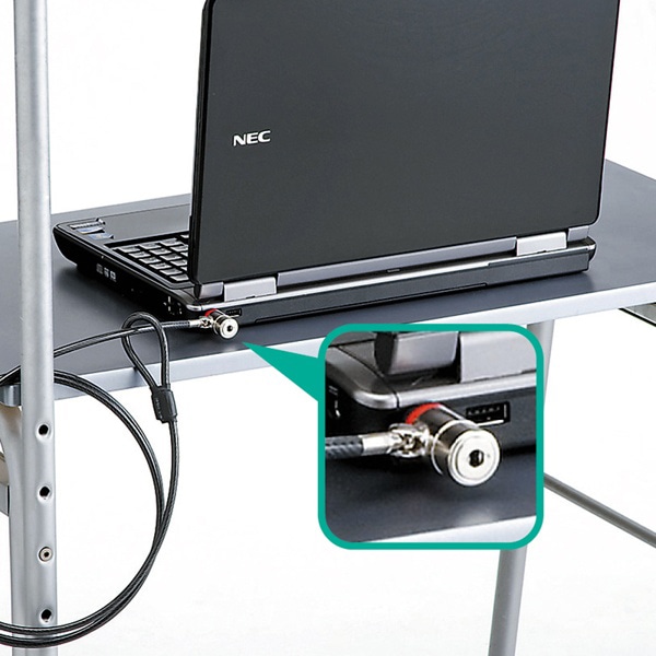 サンワサプライ ノート・デスクトップパソコンセキュリティ シリンダー錠 SL-63 1個（ご注文単位1個）【直送品】