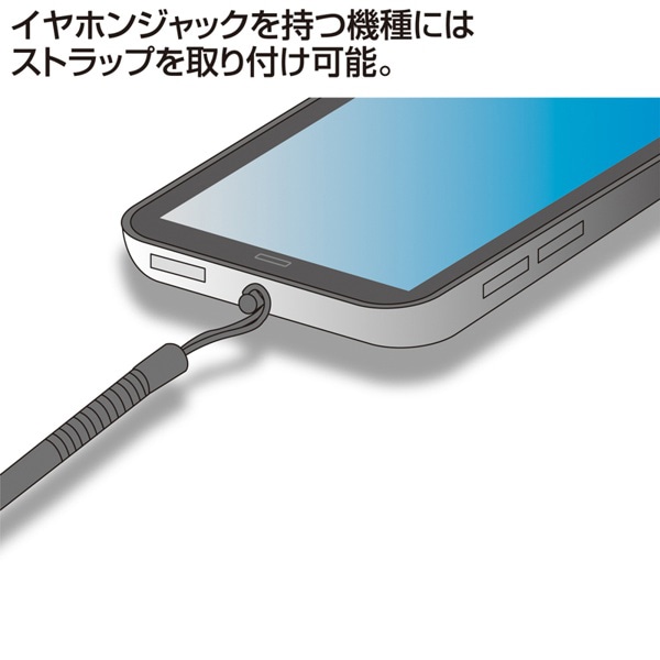 サンワサプライ スマートフォン&タブレット用タッチペン シルバー PDA-PEN25SV 1個（ご注文単位1個）【直送品】