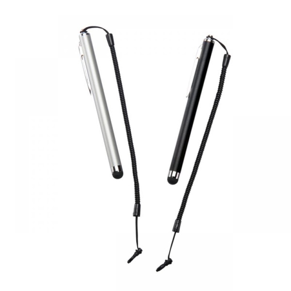 サンワサプライ スマートフォン&タブレット用タッチペン シルバー PDA-PEN25SV 1個（ご注文単位1個）【直送品】