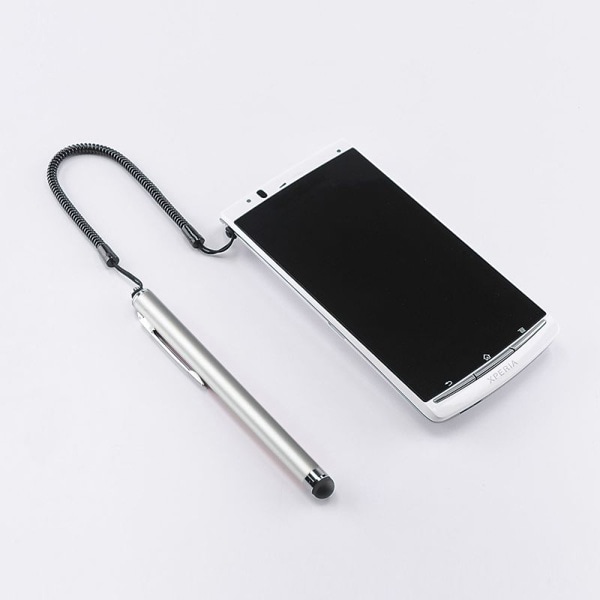 サンワサプライ スマートフォン&タブレット用タッチペン シルバー PDA-PEN25SV 1個（ご注文単位1個）【直送品】