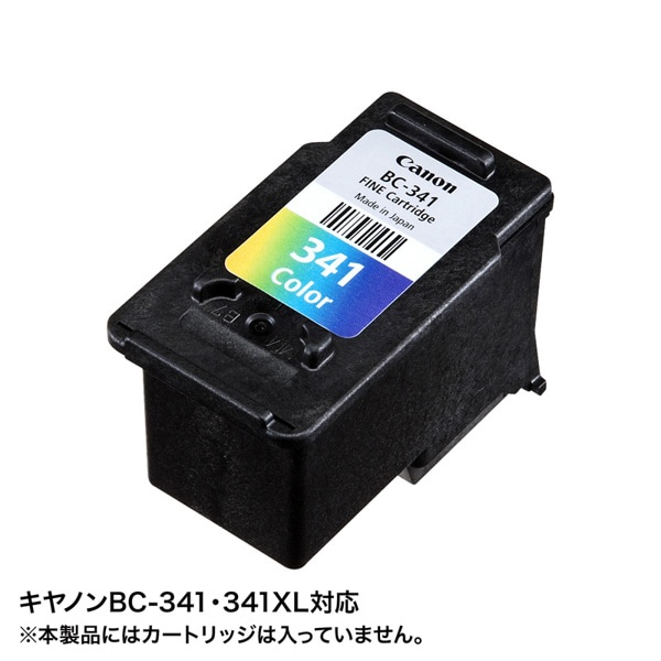 サンワサプライ 詰め替えインク キャノン 工具付き 3色 BC-341用 INK-C341S30S 1個（ご注文単位1個）【直送品】