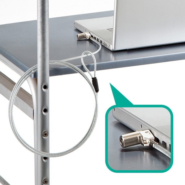 サンワサプライ 超小型シリンダセキュリティ SL-64 1個（ご注文単位1個）【直送品】